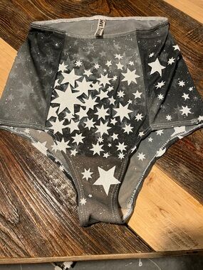 SAVE THE PARADE GALAXY Let's Groove Grace High Waist Bottoms stars sparkle rave